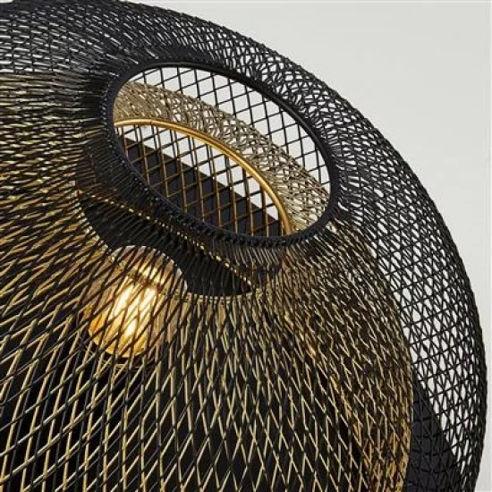 Searchlight Ceiling Lamp Honeycomb 1xE27x60W, gold and black, 3408-8GO Searchlight Ceiling Lamp Honeycomb 1xE27x60W, gold and black, 3408-8GO