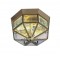 Searchlight Ceiling Lamp Pisa E14x60W, antique brass, 8235AB
