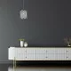 Searchlight pendant lamp Elise, 1x60WxE27, chrome, 8831CC Searchlight pendant lamp Elise, 1x60WxE27, chrome, 8831CC