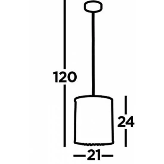 Searchlight pendant lamp Elise, 1x60WxE27, chrome, 8831CC Searchlight pendant lamp Elise, 1x60WxE27, chrome, 8831CC