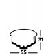 Searchlight Deckenlampe Beatrix LED Flush 33W, G9, chrom, 9198-8CC Searchlight Deckenlampe Beatrix LED Flush 33W, G9, chrom, 9198-8CC