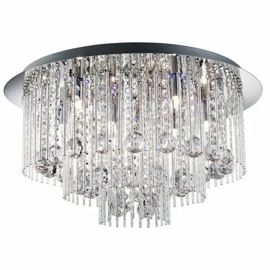 Searchlight Deckenlampe Beatrix LED Flush 33W, G9, chrom, 9198-8CC Searchlight Deckenlampe Beatrix LED Flush 33W, G9, chrom, 9198-8CC