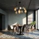 Searchlight adjustable pendant lamp 9x60WxE27, balck SQUIGGLE 9LT, 9669-9BK Searchlight adjustable pendant lamp 9x60WxE27, balck SQUIGGLE 9LT, 9669-9BK