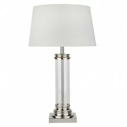 Searchlight настольная лампа Pedestal, 1xE27x60W,  EU5141SS