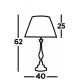 Searchlight galda lampa Flemish, 1xE27x60W, EU4023AB Searchlight galda lampa Flemish, 1xE27x60W, EU4023AB