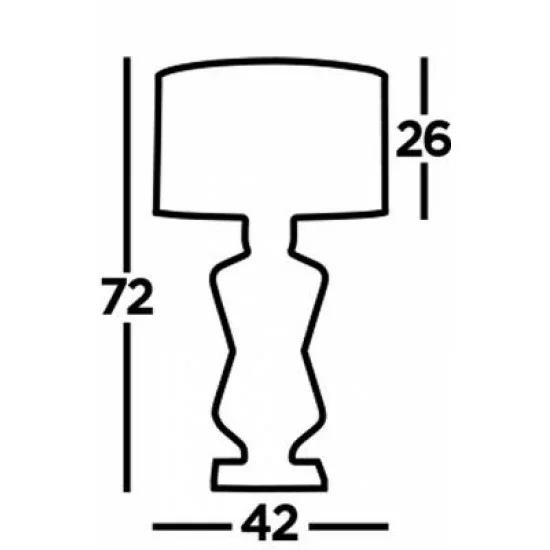 Searchlight galda lampa Ethan, 1xE27x60W, EU4110GO Searchlight galda lampa Ethan, 1xE27x60W, EU4110GO