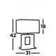 Searchlight table lamp Calven, 1xE27x60W, EU9000