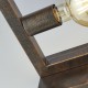 Searchlight table lamp lamp 2x60WxE27, brown OBLONG 2LT, EU24101-2RU
