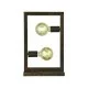 Searchlight table lamp lamp 2x60WxE27, brown OBLONG 2LT, EU24101-2RU Searchlight table lamp lamp 2x60WxE27, brown OBLONG 2LT, EU24101-2RU