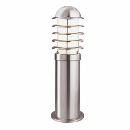 Searchlight outdoor free-standing light, garden luminaire LOUVRE, 1x60xE27, IP44, white, 052-450