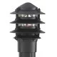 Searchlight OUTDOOR PEDESTAL, GARDEN LUMINAIRE BOLLARDS, 1x60WxE27, IP44, black, 6441-900BK Searchlight OUTDOOR PEDESTAL, GARDEN LUMINAIRE BOLLARDS, 1x60WxE27, IP44, black, 6441-900BK