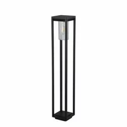 Searchlight OUTDOOR PEDESTAL, GARDEN LUMINAIRE ATLANTA, 1x15WxE27, IP44, black, 28731-900