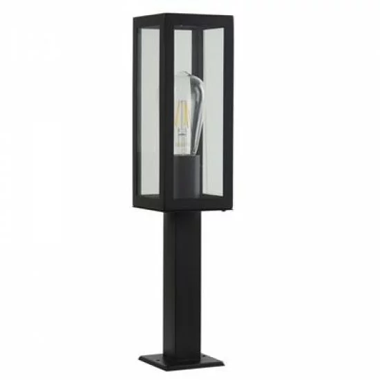 Searchlight УЛИЧНЫЙ ДЕКОРАТИВНЫЙ СТОЛБ, САДОВЫЙ СВЕТИЛЬНИК Box, 1x60WxE27, IP44, черный, 6441-450BK
