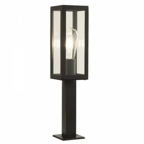 Searchlight УЛИЧНЫЙ ДЕКОРАТИВНЫЙ СТОЛБ, САДОВЫЙ СВЕТИЛЬНИК Box, 1x60WxE27, IP44, черный, 6441-450BK