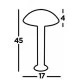 Searchlight outdoor LED free-standing light, garden luminaire Mushroom 15 W, 577 lm, 7264-450 Searchlight outdoor LED free-standing light, garden luminaire Mushroom 15 W, 577 lm, 7264-450