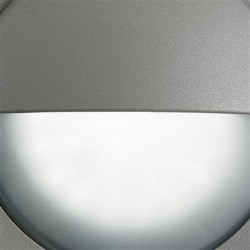 Searchlight outdoor wall light Bangor, 3W, 125lm, IP44, grey, 1402GY