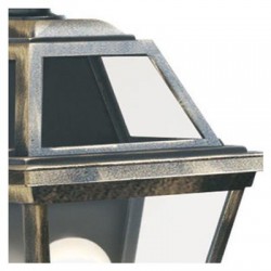 Searchlight outdoor wall light NEW ORLEANS, 1xE27x60W, IP44, black and gold,1523