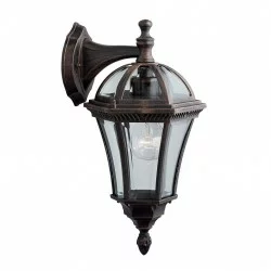 Searchlighting outdoor wall light Capri, 1x60WxE27, IP44, rustic brown, 1563