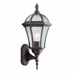 Searchlight Außen-Wandleuchte Capri, 1x60WxE27, IP44, braun, 1565