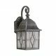 Searchlight Außen-Wandleuchte Genoa, 1x60WxE27, IP23, Silber, 1642