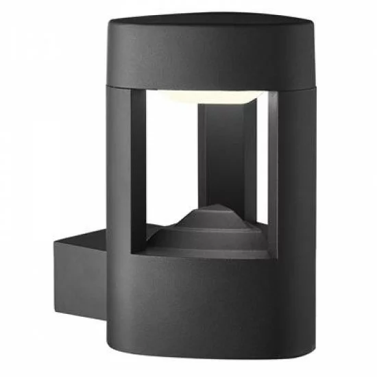Searchlight Außen-Wandleuchte MICHIGAN, 7W, 150lm, IP44, dunkelgrau, 2005GY Searchlight Außen-Wandleuchte MICHIGAN, 7W, 150lm, IP44, dunkelgrau, 2005GY