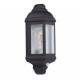 Searchlight outdoor wall light Maine, 1x,60WxE27, IP44, black, 280BK-PIR