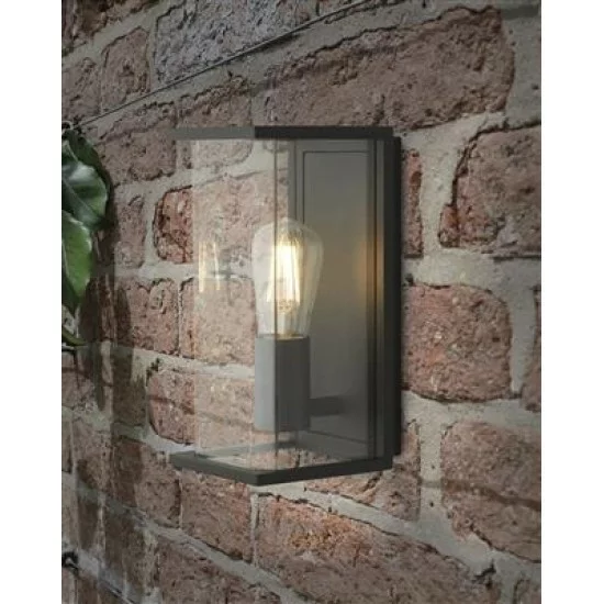 Searchlight outdoor wall light Bakerloo, 1x15WxE27, IP44, dark grey, 8208GY Searchlight outdoor wall light Bakerloo, 1x15WxE27, IP44, dark grey, 8208GY