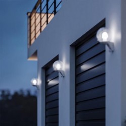 Steinel outdoor wall lamp with sensor L 585 S white, IP44, 005917