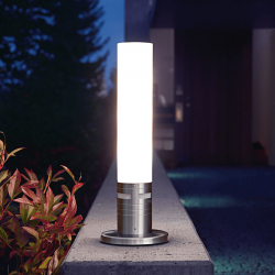 Steinel outdoor floor lamp with sensor GL 60 LED, white, IP44, 007881