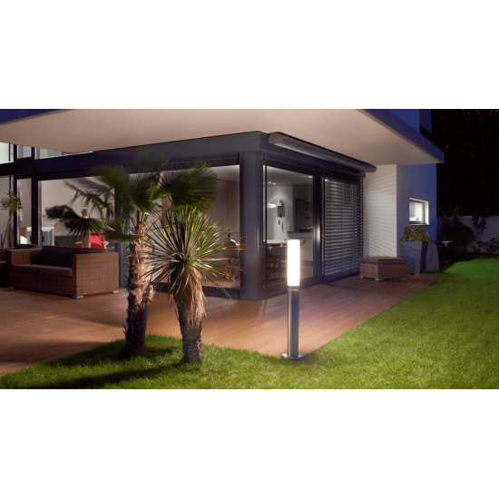 Steinel outdoor floor lamp with sensor GL 60 LED, white, IP44, 007881