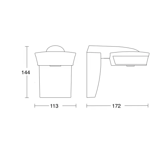 Steinel motion sensor sensIQ, IP54, 029579 Steinel motion sensor sensIQ, IP54, 029579