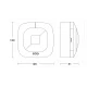 Steinel presence sensor HF 360 COM1, 360°, IP20, 751302 Steinel presence sensor HF 360 COM1, 360°, IP20, 751302