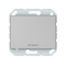 Vilma 1-gang push-button switch with illumination flush-mounted, P110-012-32mt, metal XP500