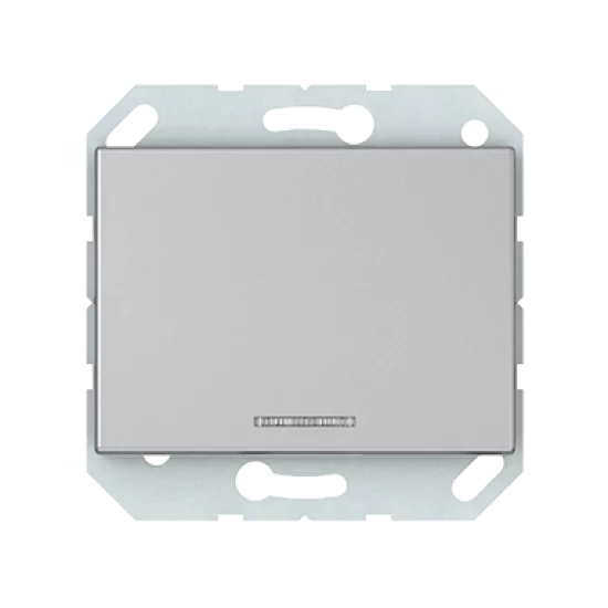 Vilma 1-gang switch with illumination without frame, P110-010-12mt, metal XP500 Vilma 1-gang switch with illumination without frame, P110-010-12mt, metal XP500