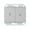 Vilma blind switch flush-mounted, P410-020-02mt, metal XP500