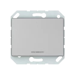 Vilma switch with illumination with rocker 1gang 2way, P610-010-12mt, metal XP500
