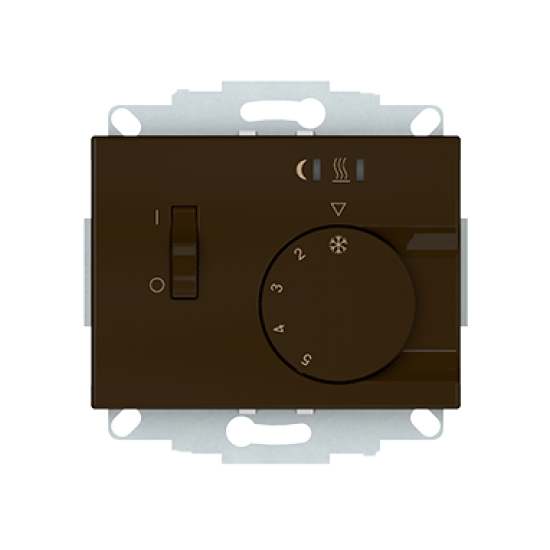 Vilma floor thermostat without frame brown Fre F2A XP500