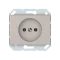 Vilma socket without earth flush-mounted 16A 250V, RP16-001-02ch, champagne XP500