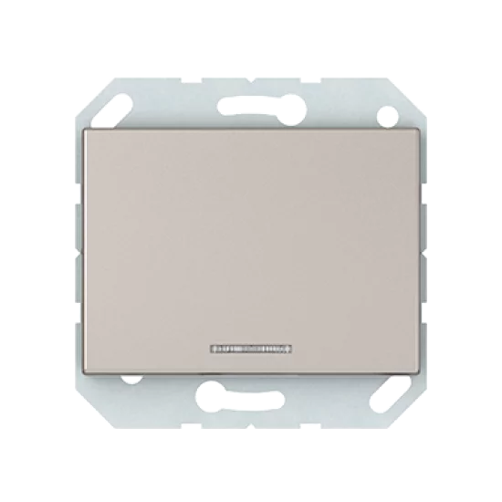 Vilma 1-gang switch with illumination without frame, P110-010-12ch, champagne XP500 Vilma 1-gang switch with illumination without frame, P110-010-12ch, champagne XP500