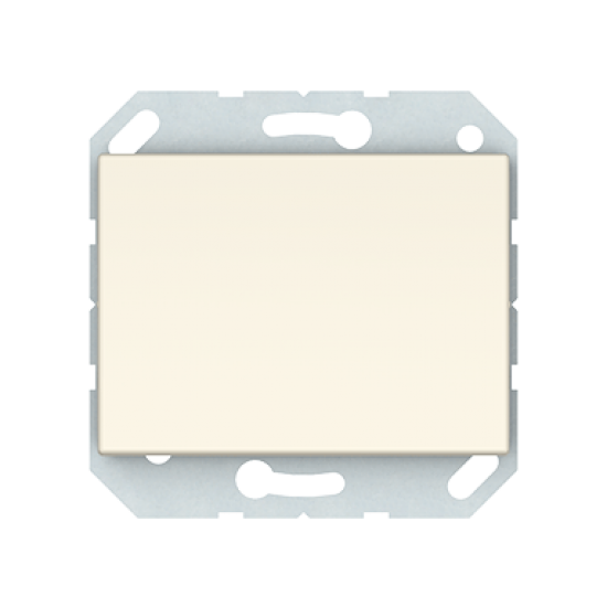 Vilma 1-gang push-button switch flush-mounted, P110-012-22iv, ivory XP500