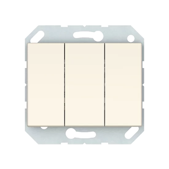 Vilma 3-gang switch without frame, P510-030-02iv, ivory XP500 Vilma 3-gang switch without frame, P510-030-02iv, ivory XP500