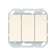 Vilma 3-gang switch without frame, P510-030-02iv, ivory XP500 Vilma 3-gang switch without frame, P510-030-02iv, ivory XP500