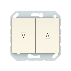 Vilma blind switch flush-mounted, P410-020-02iv, ivory XP500