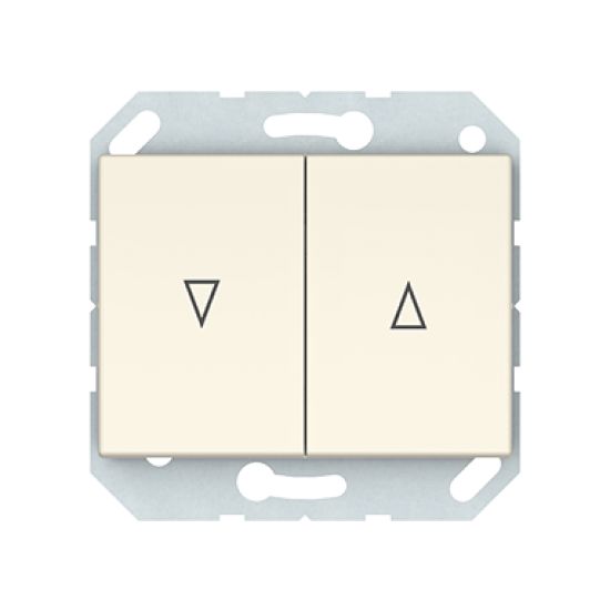 Vilma blind switch flush-mounted, P410-020-02iv, ivory XP500