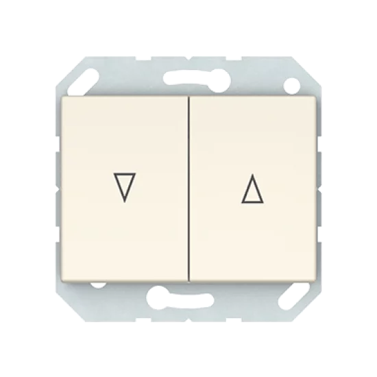 Vilma blind switch flush-mounted, P410-020-02iv, ivory XP500 Vilma blind switch flush-mounted, P410-020-02iv, ivory XP500