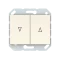 Vilma blind switch flush-mounted, P410-020-02iv, ivory XP500