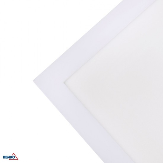 LUXMENA virsapmetuma LED panelis Grander 400x400mm, 26W-30W-36W, 3000K-4000K-6500K, 2990lm-3750lm-3750lm, balts