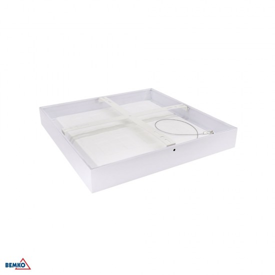 LUXMENA Decken-LED-Panel Grander 400x400mm, 26W-30W-36W, 3000K-4000K-6500K, 2990lm-3750lm-3750lm, weiss