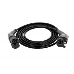 Electric car charging cable Type 2 to Type 1, for single-phase charging, black, up to 7.4kW, 5m, CH-11-03