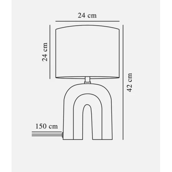 Nordlux Настольная лампа 1xE27x40W, Haze 2412705009 Nordlux Настольная лампа 1xE27x40W, Haze 2412705009